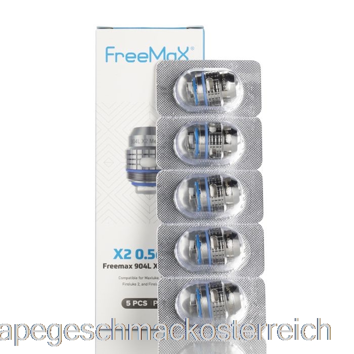 Freemax Maxluke 904l X Ersatzspulen 0,5 Ohm 904l X2 Dual-Mesh-Spulen Vape-Geschmack